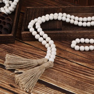 Top Demanded Customizable <b>Wooden</b> Garlands <b>Rustic</b> Handmade Bead Chains for Wholesale Home Decoration Available For Sale - Product Image 5