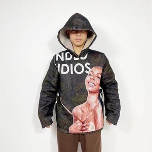 ผู้ผลิตเสื้อฮู้ดดี้แบบหนาพิเศษ ขายส่งเสื้อฮู้ดดี้ผ้าฝ้ายโอเวอร์ไซส์ รับผลิตแบบ OEM ODM แบรนด์ส่วนตัว เสื้อผ้าสตรีทแวร์ - Product Image 2