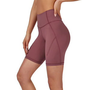 Custom Yoga <b>Shorts</b> Ventilated Seamless Gym <b>Shorts</b> for Women Fitness Workout Breathable OEM - Product Image 2