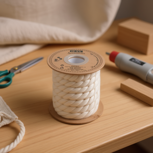 Corda di cotone Ilan 14mm x 2,2m per artigianato e decorazioni - Product Image 2