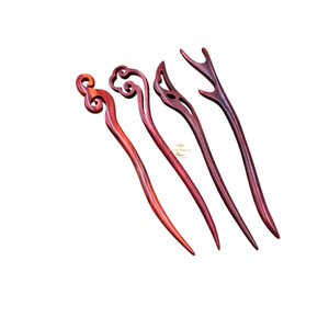 Bâtonnet à cheveux en bois de haute qualité, fait main, accessoire pour cheveux en bois massif pour femmes, coiffure minimaliste naturelle - Product Image 1