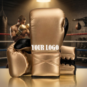 Gants de boxe en cuir personnalisables de haute qualité, légers, à séchage rapide, avec fermeture auto-agrippante, pour entraînement de combat en extérieur MANGOES - Product Image 6