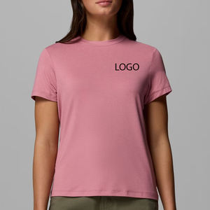 Diseño de Color Sólido a Precio Económico para Compradores al por Mayor / Fabricación de Prendas Superiores de Algodón para Mujer, Estilo Casual y Chic - Product Image 1