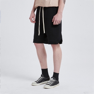Shorts pour hommes personnalisés <span class=keywords><strong>3XL</strong></span> 140g 100% coton, couleur unie, vintage, décontractés, séchage rapide, imperméables, respirants, écologiques - Product Image 4