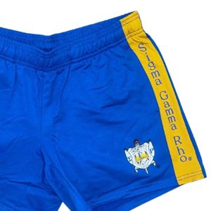 กางเกงขาสั้นผู้หญิง SGRHO แบบกำหนดเอง Sigma Gamma Rho Greek Sorority กางเกงกีฬาลำลองสวมใส่สบาย ชุดกีฬา โลโก้แบบกำหนดเอง ขายส่ง - Product Image 2