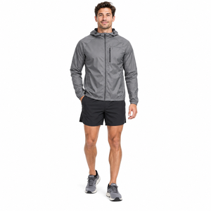 Chaqueta Deportiva Impermeable de Nailon Ripstop para Correr al Aire Libre, Ligera, Cortavientos, de Secado Rápido y Transpirable - Product Image 1