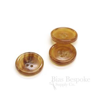 High Quality Custom Round 4-Hole Buffalo Horn Animal Style Durable <b>Handmade</b> Sewing Buttons for <b>Clothes</b> Shirt Suit - Product Image 1
