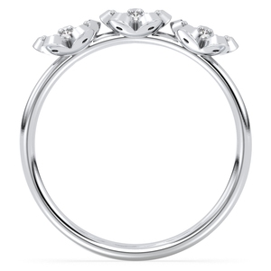 Anillo de compromiso REYES exclusivo de plata de ley 925 chapado en oro de 14 quilates con moissanita para mujer, precio al por mayor, joyería fina - Product Image 6