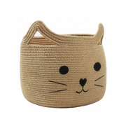 Ensemble de 3 paniers ovales en verre et en jute tissé faits à la main de haute qualité pour la cuisine et le rangement à domicile