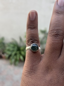 Natural <b>Moss</b> <b>Agate</b> Handmade 925 Sterling Silver Eco-friendly Vintage Classic Cut Women Girls <b>Ring</b> Gift Wholesale Jewelry - Product Image 5