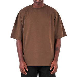 Camiseta Oversize de Algodón Grueso Personalizada al por Mayor para Hombre, con Hombros Caídos, Transpirable, Estilo Urbano, Moda Premium - Product Image 4