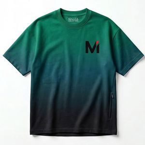 Camiseta de Lyocell, Tela Sedosa, Suave, Sostenible, de Lujo, Transpirable, Ecológica, Camisetas de Verano para Hombre - Product Image 1