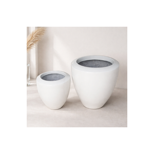 Macetas de Fibra de Vidrio Ecológicas, Duraderas, Ligeras, para Decoración del Hogar y Jardín, Minimalistas, a Buen Precio - Product Image 1