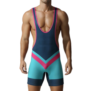 Combinaison de lutte pour jeunes fabriquée au Pakistan, tenue de combat en spandex et polyester, combinaison de lutte pour adultes - Product Image 1