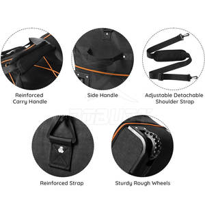 Bolsa de Viaje Multiusos Ligera con Cierre de Cremallera, Correas Ajustables, Diseño Espacioso y Capacidad de 20-36L para Fácil Transporte - Product Image 5