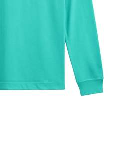 T-shirt à manches longues pour homme 100% coton, col rond, couleur unie, coupe classique, respirant, logo personnalisé, vente en gros - Product Image 6