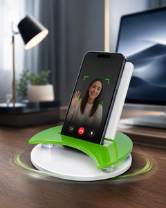 Soporte Universal Mini Portátil Impermeable de Acrílico Transparente para Teléfono Celular con Seguimiento Inteligente para Uso en Interiores - Product Image 5