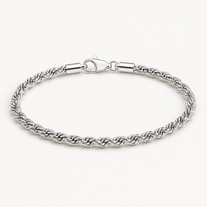Pulsera de Cadena de Oro de 14k con Diamantes Corte Princesa y Cierre de Langosta, Acabado Pulido para Pedidos Personalizados al por Mayor - Product Image 1
