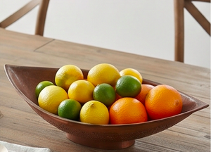 Cuenco de cobre hecho a mano estilo Wabi Sabi, plato de metal pulido para servir alimentos, ideal para regalo, uso doméstico y en la cocina. - Product Image 3