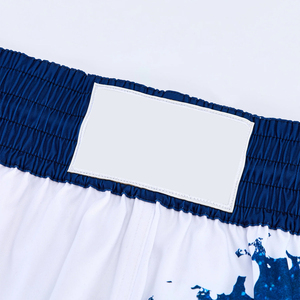 Pantalones Cortos de Muay Thai, Nueva Llegada, Combinación Blanco y Rojo, Transpirables, Ligeros, para Entrenamiento de MMA y Muay Thai - Product Image 2