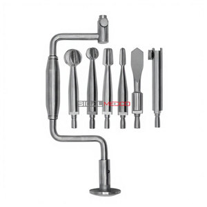 Hudson Brace <b>Hand</b> <b>Drill</b> Set 7-Piece Manual Orthopedic Surgical Instrument Kit Premium German Stainless Steel Bone Surgery - Product Image 5