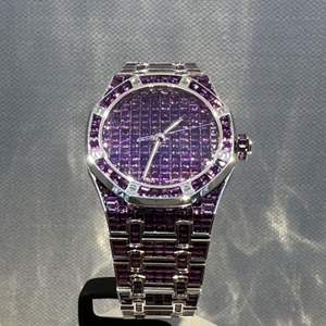 Montre de luxe neuve de haute qualité sertie de diamants de laboratoire incolores pour hommes, prix de gros de la meilleure qualité - Product Image 5