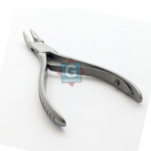 Pinza manual de acero inoxidable de alta calidad para huesos dentales, color gris, modelo -3232-64, 5 posiciones de mandíbula - Product Image 1