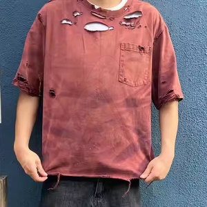 Camiseta para Hombre, Suave y Cómoda, Estilo Desgastado, 100% Algodón, Transpirable, Ecológica, de la Mejor Calidad, Talla Adulto, Ropa Urbana - Product Image 3