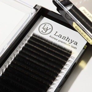 Extensions de cils plates [Lashya] pour les fournitures des artistes en cils, épaisseur 0,15 - Product Image 3
