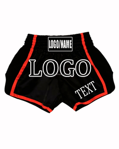 กางเกงขาสั้นคาร์โก้ความยาวระดับเข่า พิมพ์ลายซิลค์สกรีน ผ้ายืดสแปนเด็กซ์และโพลีเอสเตอร์ น้ำหนักเบา แห้งเร็ว เหมาะสำหรับศิลปะการต่อสู้ - Product Image 1