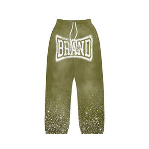 Ensemble de survêtement 2026 pour homme, 400 g/m², avec joggers amples délavés à l'acide et sweat à capuche, design évasé avec logo personnalisé - Product Image 3