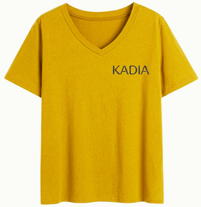 Camisetas unisex al por mayor de alta calidad con logotipo personalizado, manga corta, cuello en V, transpirables, para hombre. - Product Image 1