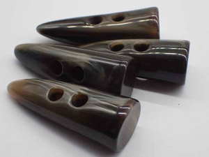 Botones Ovalados de 2 Agujeros de Cuerno de Búfalo Natural de Alta Calidad, Impermeables, Hechos a Mano, para Chaquetas y Abrigos - Product Image 3