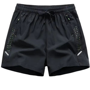 Pantalones Cortos Deportivos Personalizados de Moda 2026 para Hombre, Cómodos, de Color Sólido, para Gimnasio, Precio Económico, MOQ Bajo - Product Image 4