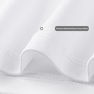 T-shirts pour hommes en gros, col rond, logo personnalisé, coton uni, fabrication OEM ODM, marque privée, fabricant de t-shirts pour hommes - Product Image 5