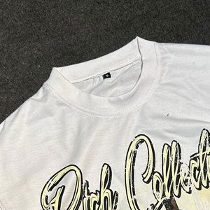 T-shirt blanc à manches courtes pour homme avec impression photo, col rond, coupe décontractée, en jersey de coton - Product Image 2