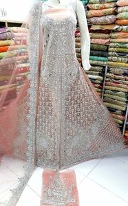 ชุดเดรสยาว3ชิ้นสำหรับเจ้าสาวชุดเดรส2022จากปากีสถาน/อินเดียผ้าชีฟองสำหรับใส่ไปงานปาร์ตี้ - Product Image 4