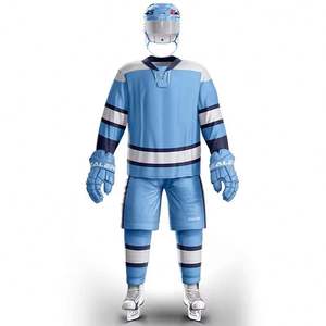 Uniforme de hockey sur glace sur mesure de qualité supérieure avec motif drôle cousu - Product Image 5
