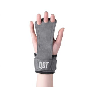 Wholesale Wrist Support Lifting Grips Non-Slip Custom logo <b>Hand</b> Grips for Gym Workout Weightlifting Training OEM For Unisex - Product Image 2