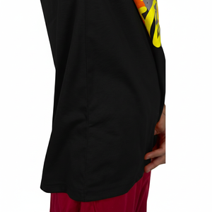 T-shirt décontracté pour homme de haute qualité, style streetwear, surdimensionné, long, premium, uni, personnalisable avec logo OEM. - Product Image 4