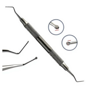 Retractor Gingival Manual de Acero Inoxidable con Punta Serrada para Cordón Gingival, Universal - Product Image 1