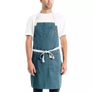 Mens Cotton Work <b>Apron</b> With Pockets Comfortable <b>Kitchen</b> Workshop Professional Workwear professional <b>kitchen</b> <b>apron</b> premium cotton - Product Image 1