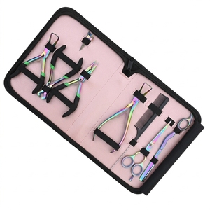 Outils de pose d'extensions capillaires en gros : Pince à micro-anneaux, Pince de pose de perles, Coupe-keratine, Rasoir à cheveux, Ciseaux de salon - Product Image 1