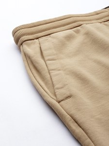Pantalones Cortos Cargo Color Caqui para Hombre, Cintura Media, con Cordón, Estilo Casual, con Bolsillos, Transpirables, de Algodón Tejido - Product Image 5