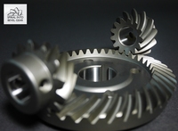 Ingranaggi Conici a Spirale per Macchine con Direzione Destra, in Acciaio di Precisione OEM, Certificati ISO9001, Ingranaggi Conici Premium in Acciaio