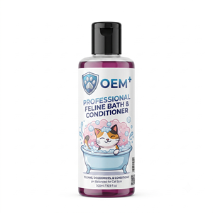 Artículos para mascotas Productos para gatos Champú y gel de baño condicionado para gatos Ducha para mascotas Baño y aseo para gatos Cuidado de mascotas - Product Image 1