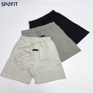 Shorts de sport en toile formelle à cordon de serrage pour homme, en coton, séchage rapide, anti-plis, pour l'hiver, idéal pour la course et la gym - Nouveauté très prisée - Product Image 3