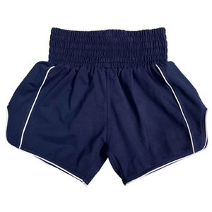 Comfortable Breathable Sports Muay Thai Shorts Smooth Texture 100% Silk Polyester Material for Men's Outdoor Martial <b>Arts</b> - Product Image 1