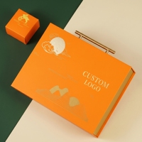 Caja de Regalo Personalizada Premium con Material de Papel Corrugado de Grado Alimenticio para Empacar Productos de Panadería, Galletas y Bizcochos