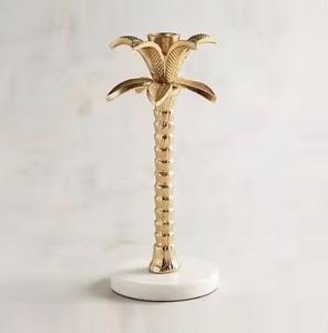 Portavelas Artístico de Metal con Acabado Texturizado Liso, Portavelas para Bodas y Eventos, Decoración Luminosa - Product Image 4